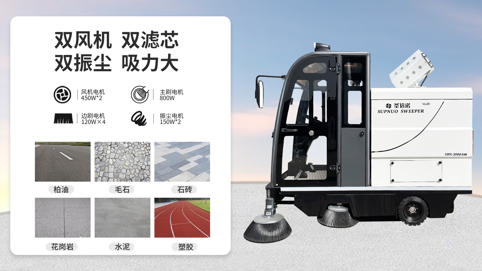 石河子电动扫地车的优势与应用场景